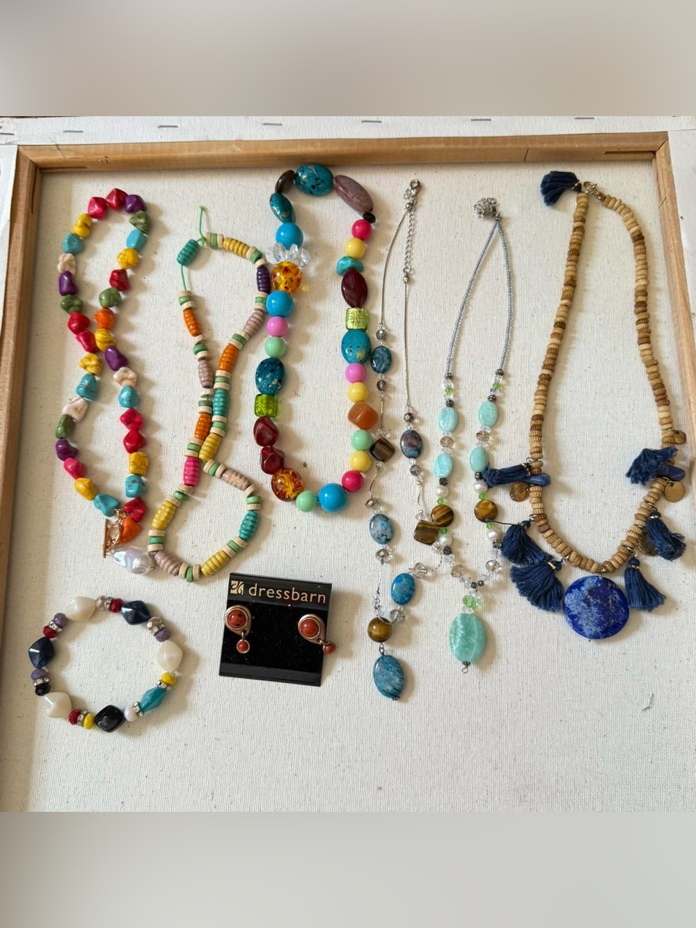 🩵 Bright Beaded Jewelry Lot – Multicolor Statement & Boho Mix 🩵